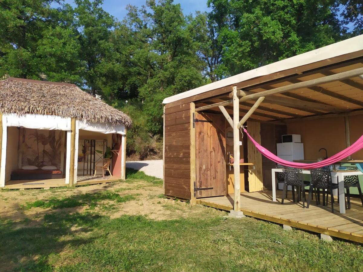 Camping Domaine De Senaud Albon Экстерьер фото